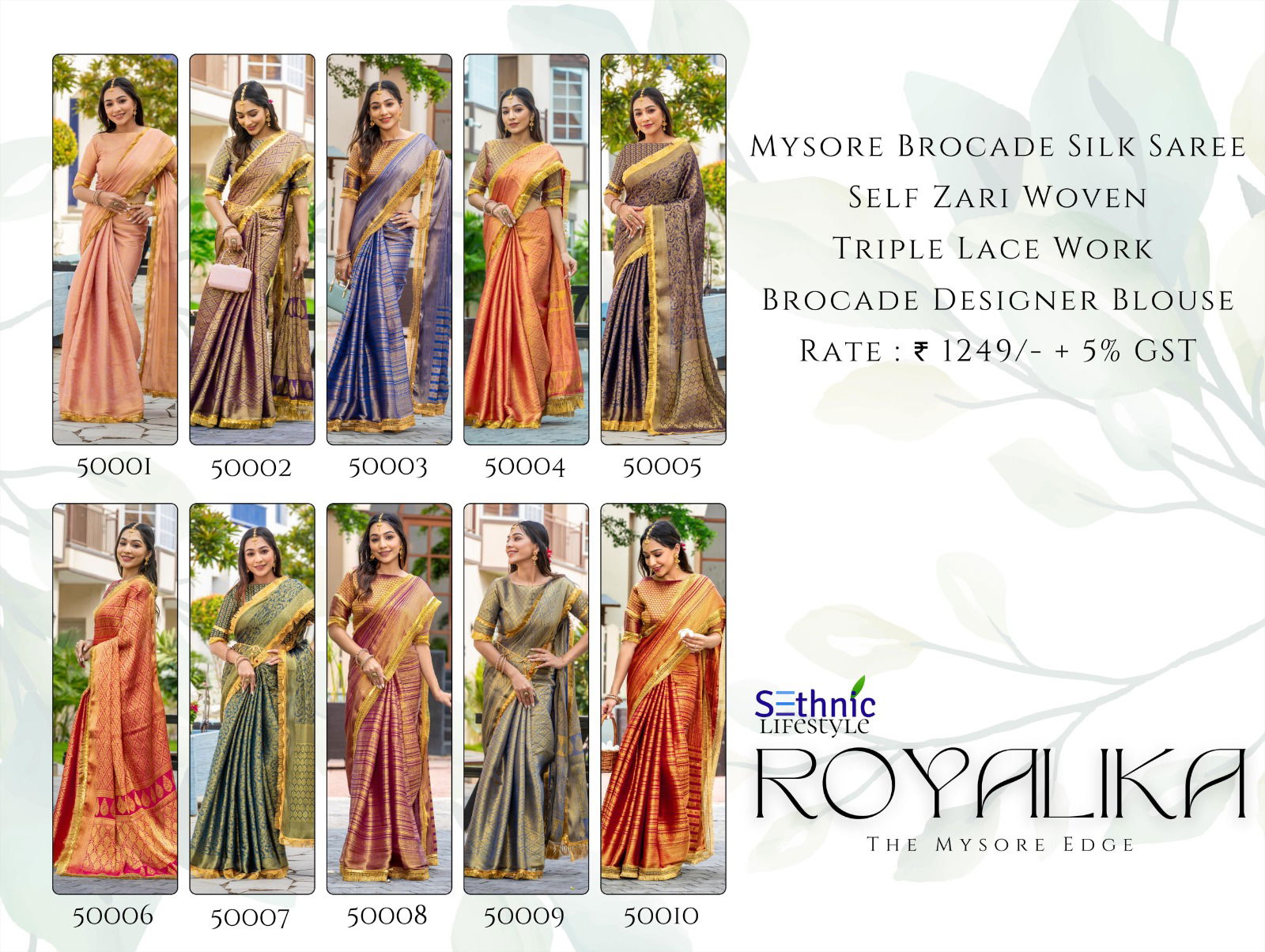 Royalika By Sethnic Mysore Silk Wedding Wear Saree Wholesale Market In Surat